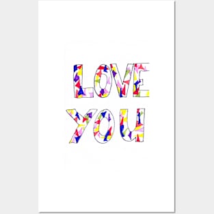 Love You Posters and Art